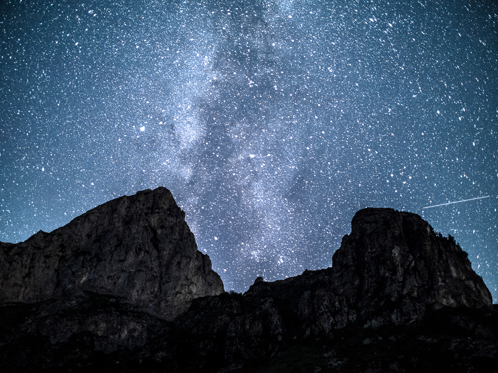 Rocche Biecai - notte senza luna
