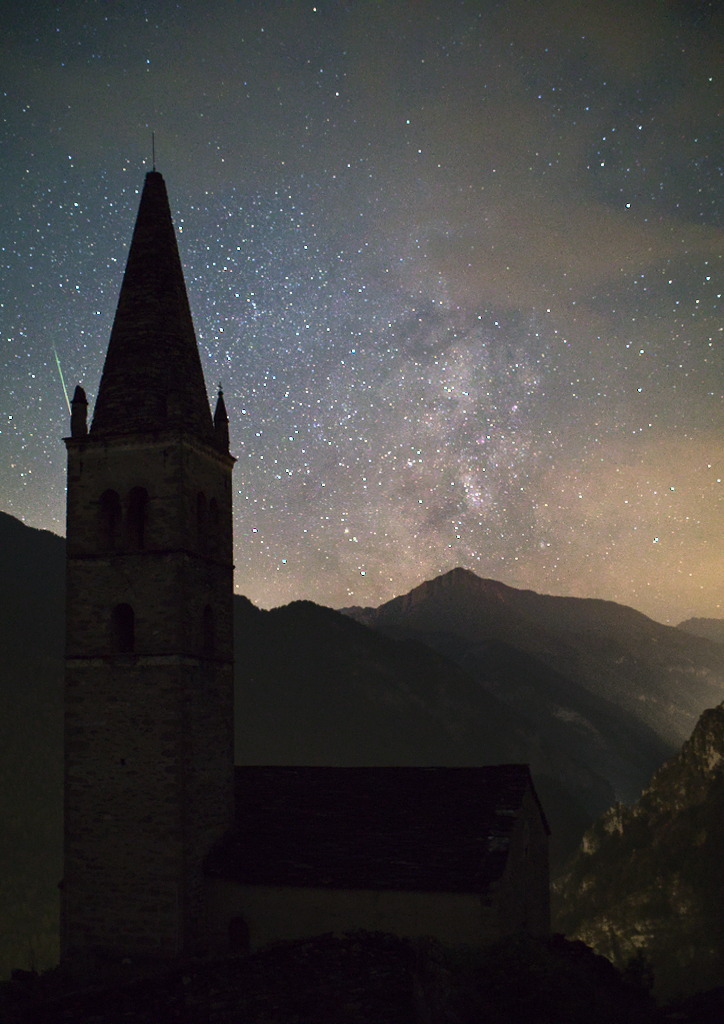 San Peyre, perseide e Via Lattea
