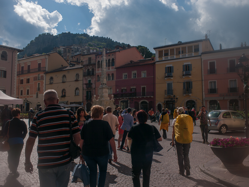 Arrivo a Tagliacozzo