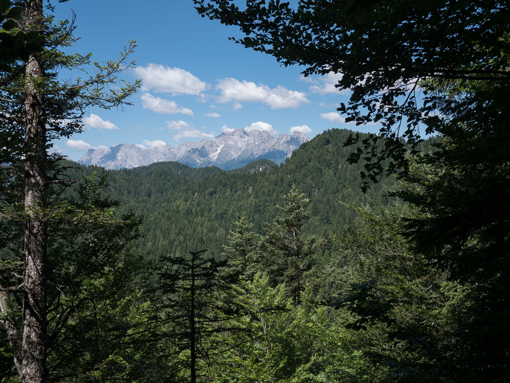 Panorama da monte di Pian di Stabie